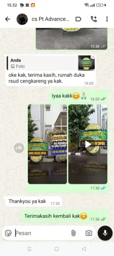 Testimonial Papan Bunga Pernikahan banyumekar