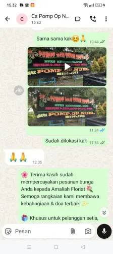Testimonial Papan Bunga banyumekar